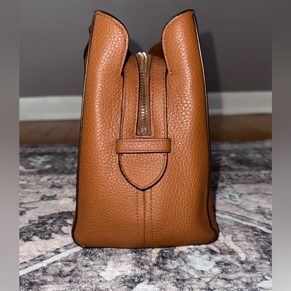 Kate Spade Leila Medium Triple Compartment Satchel in Warm Gingerbread - Picture 12 of 16